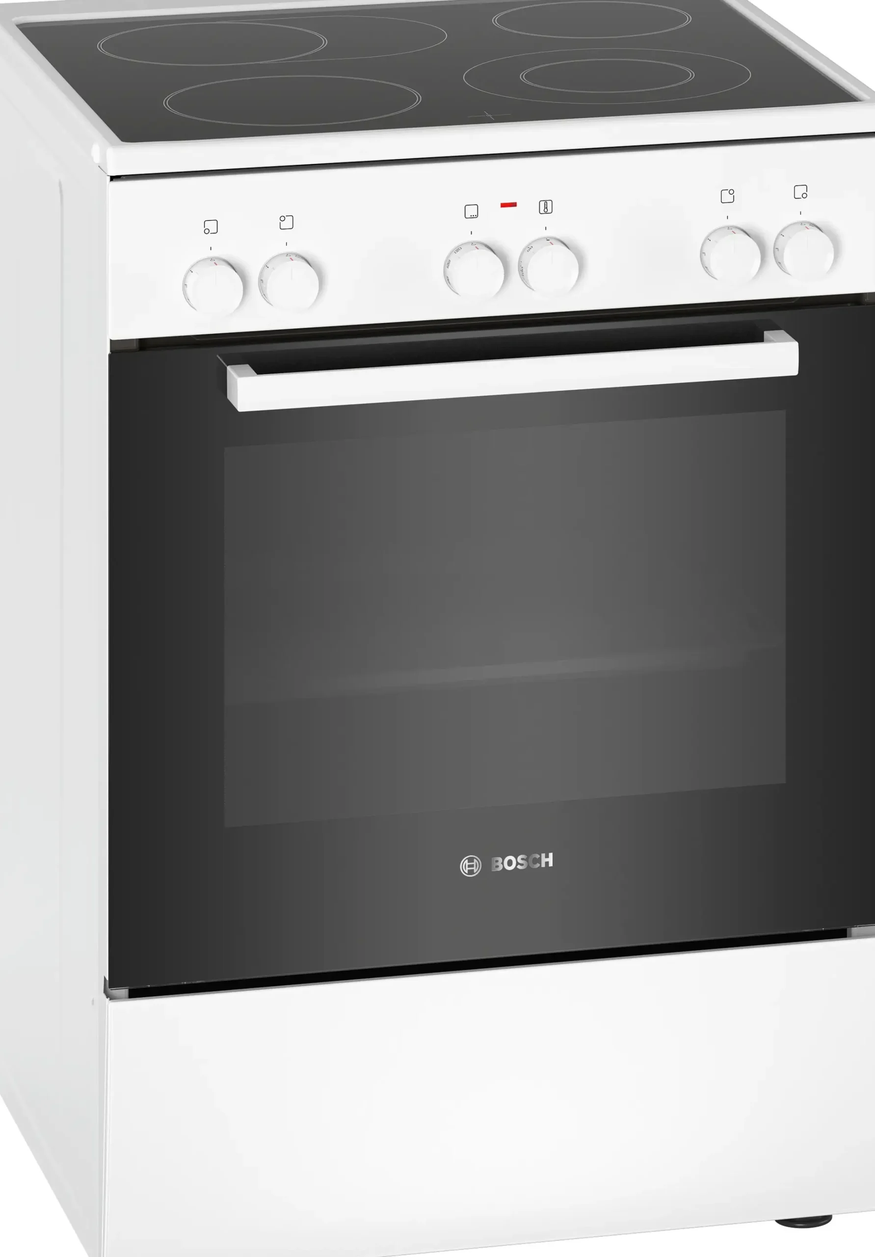 Serie 2 Vrijstaand elektrisch fornuis Wit