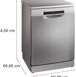 Serie 6 Vrijstaande vaatwasser 60 cm Geborsteld staal anti-fingerprint