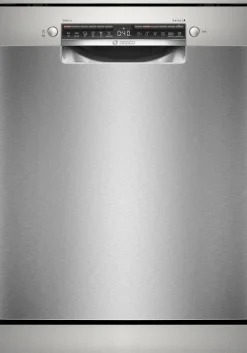 Serie 4 Vrijstaande vaatwasser 60 cm Geborsteld staal anti-fingerprint
