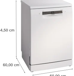 Serie 4 Vrijstaande vaatwasser 60 cm Wit