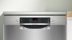 Serie 2 Vrijstaande vaatwasser 60 cm Geborsteld staal anti-fingerprint