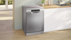 Serie 6 Vrijstaande vaatwasser 60 cm Geborsteld staal anti-fingerprint