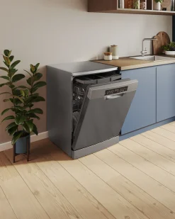Serie 6 Vrijstaande vaatwasser 60 cm Geborsteld staal anti-fingerprint