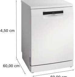 Serie 6 Vrijstaande vaatwasser 60 cm Wit