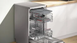 Serie 4 Vrijstaande vaatwasser 45 cm Geborsteld staal anti-fingerprint