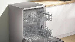 Serie 2 Vrijstaande vaatwasser 60 cm Geborsteld staal anti-fingerprint