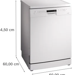Serie 2 Vrijstaande vaatwasser 60 cm Wit