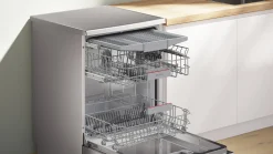 Serie 4 Vrijstaande vaatwasser 60 cm Geborsteld staal anti-fingerprint