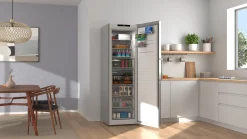 Serie 4 Vrijstaande vriezer 186.2 x 59.5 cm Geborsteld staal anti-fingerprint