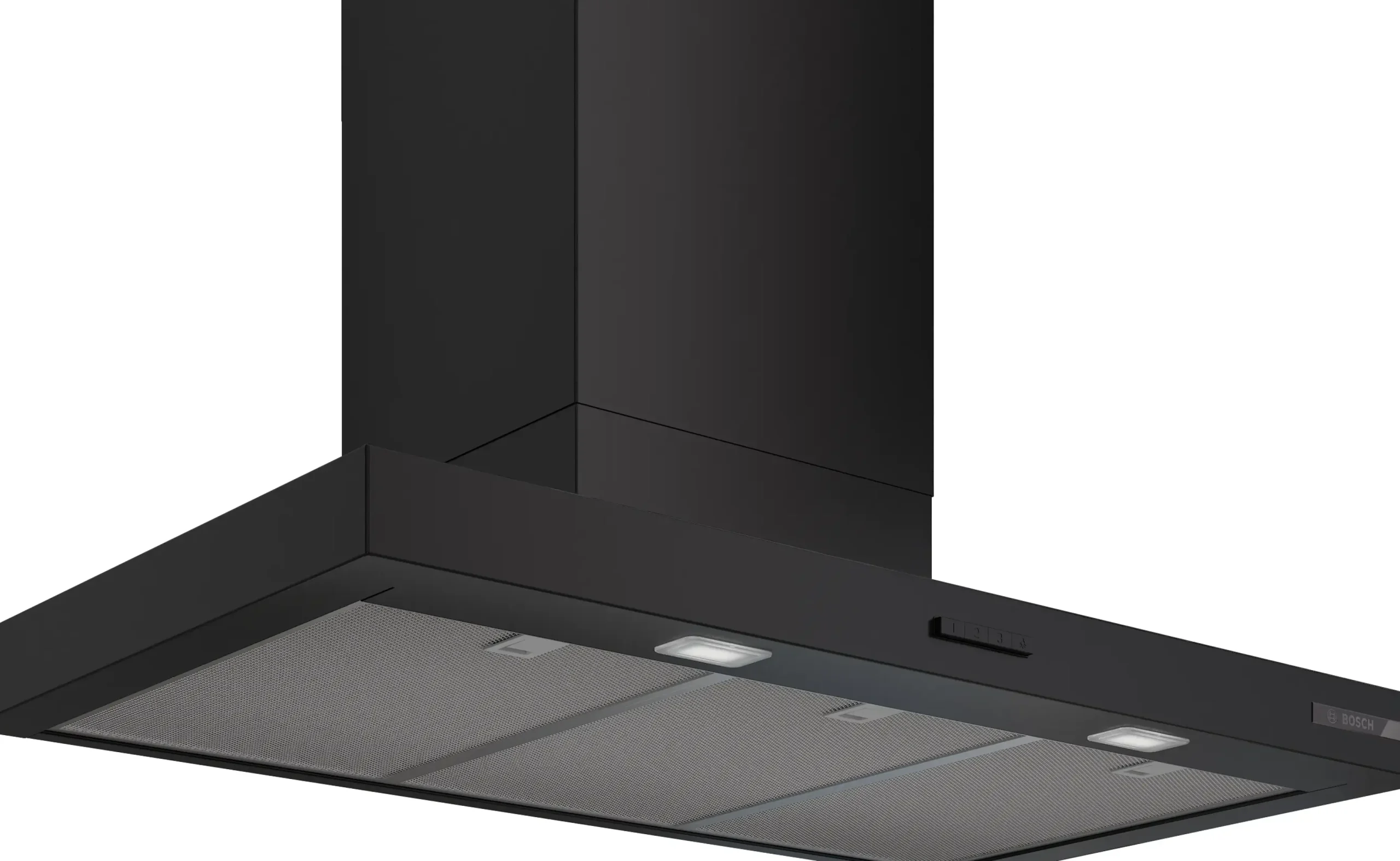 Serie 4 Wandschouwkap 90 cm Matzwart