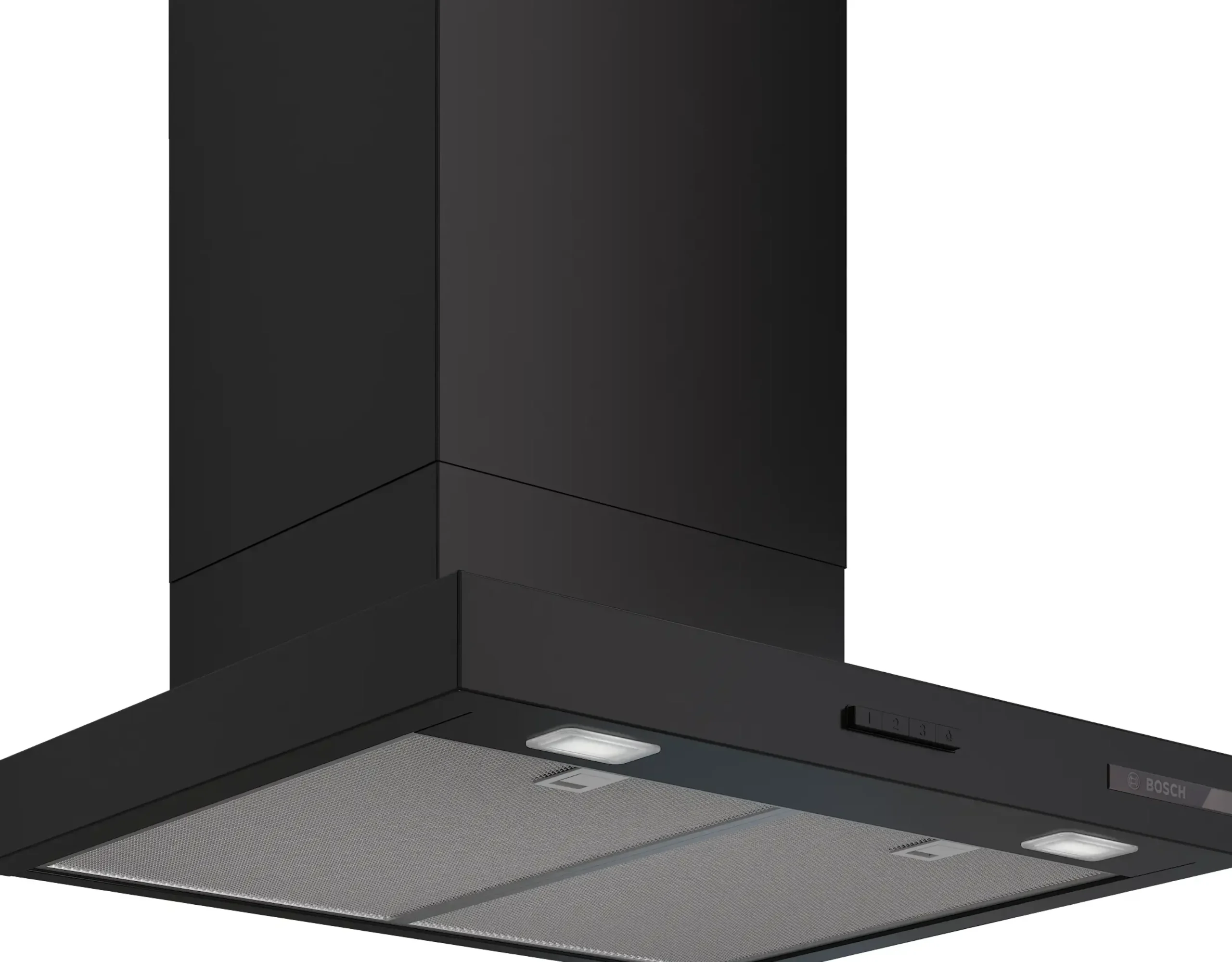 Serie 4 Wandschouwkap 60 cm Matzwart