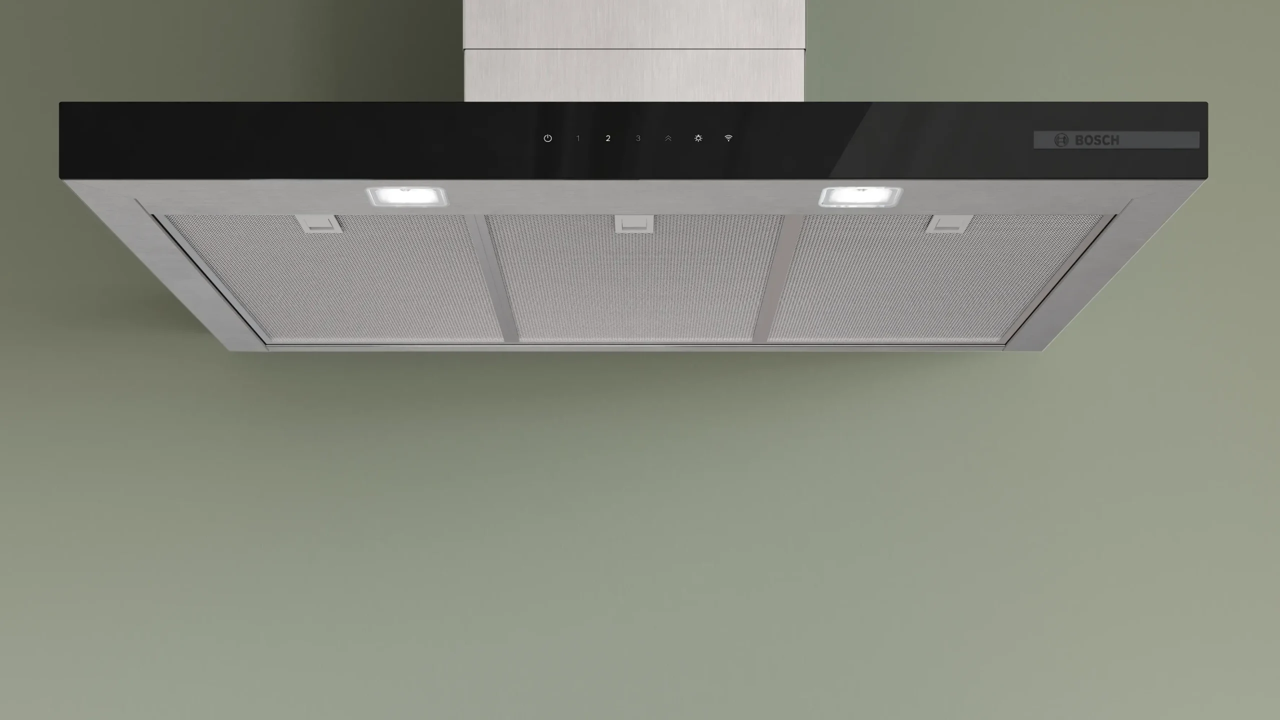 Serie 6 Wandschouwkap 90 cm Metaal-look
