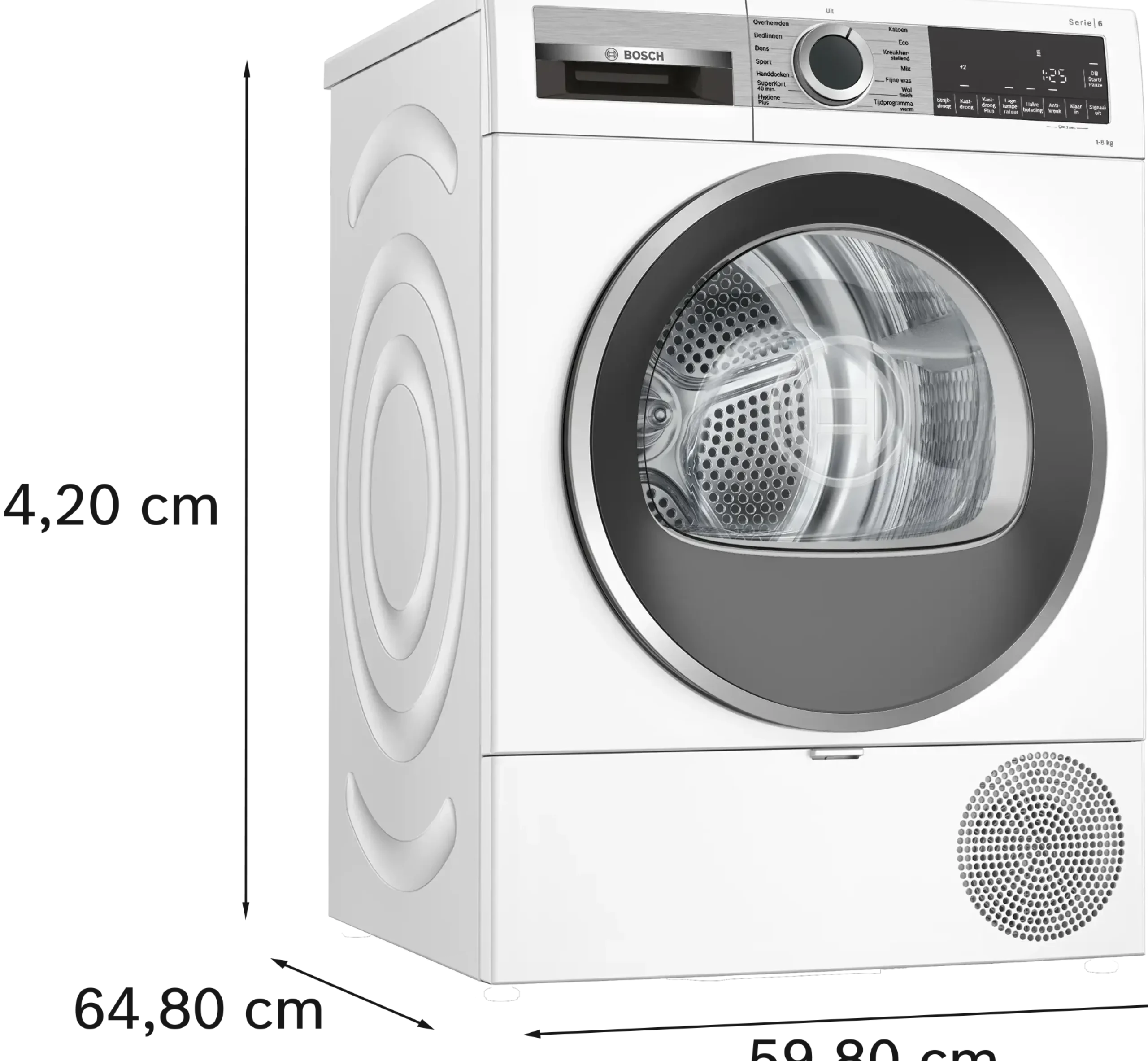 Serie 6 Warmtepompdroger 8 kg