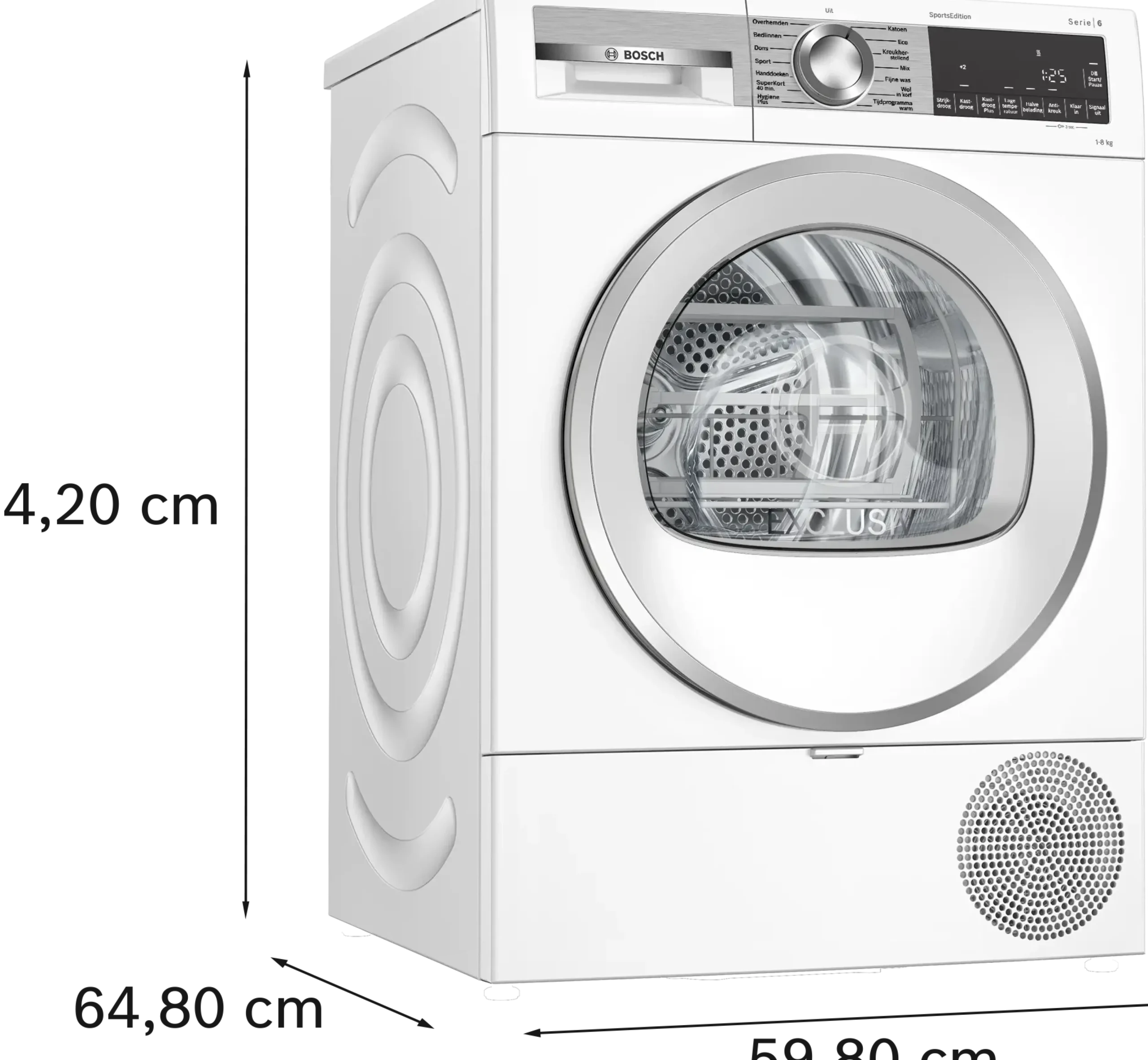 Serie 6 Warmtepompdroger 8 kg