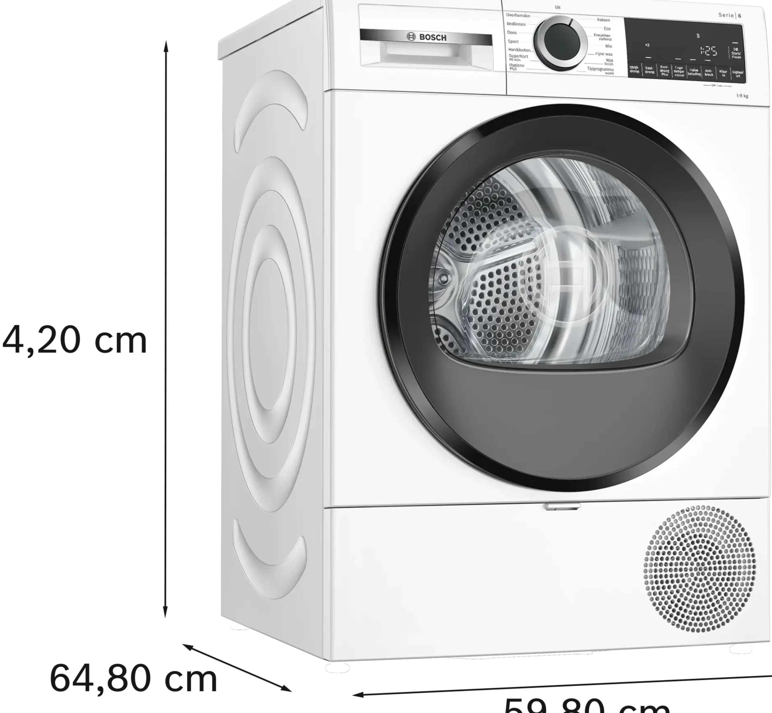 Serie 6 Warmtepompdroger 8 kg