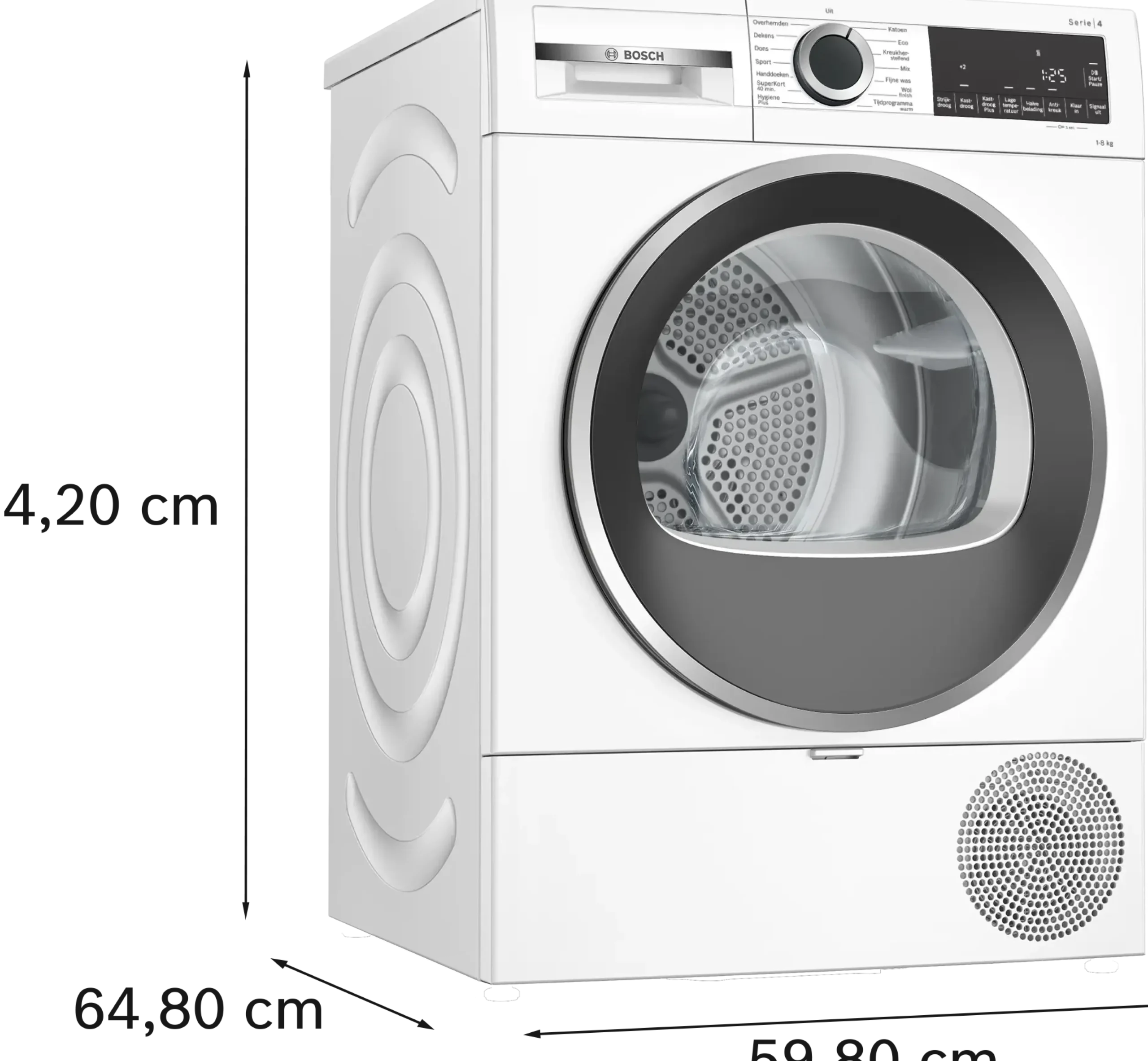 Serie 4 Warmtepompdroger 8 kg