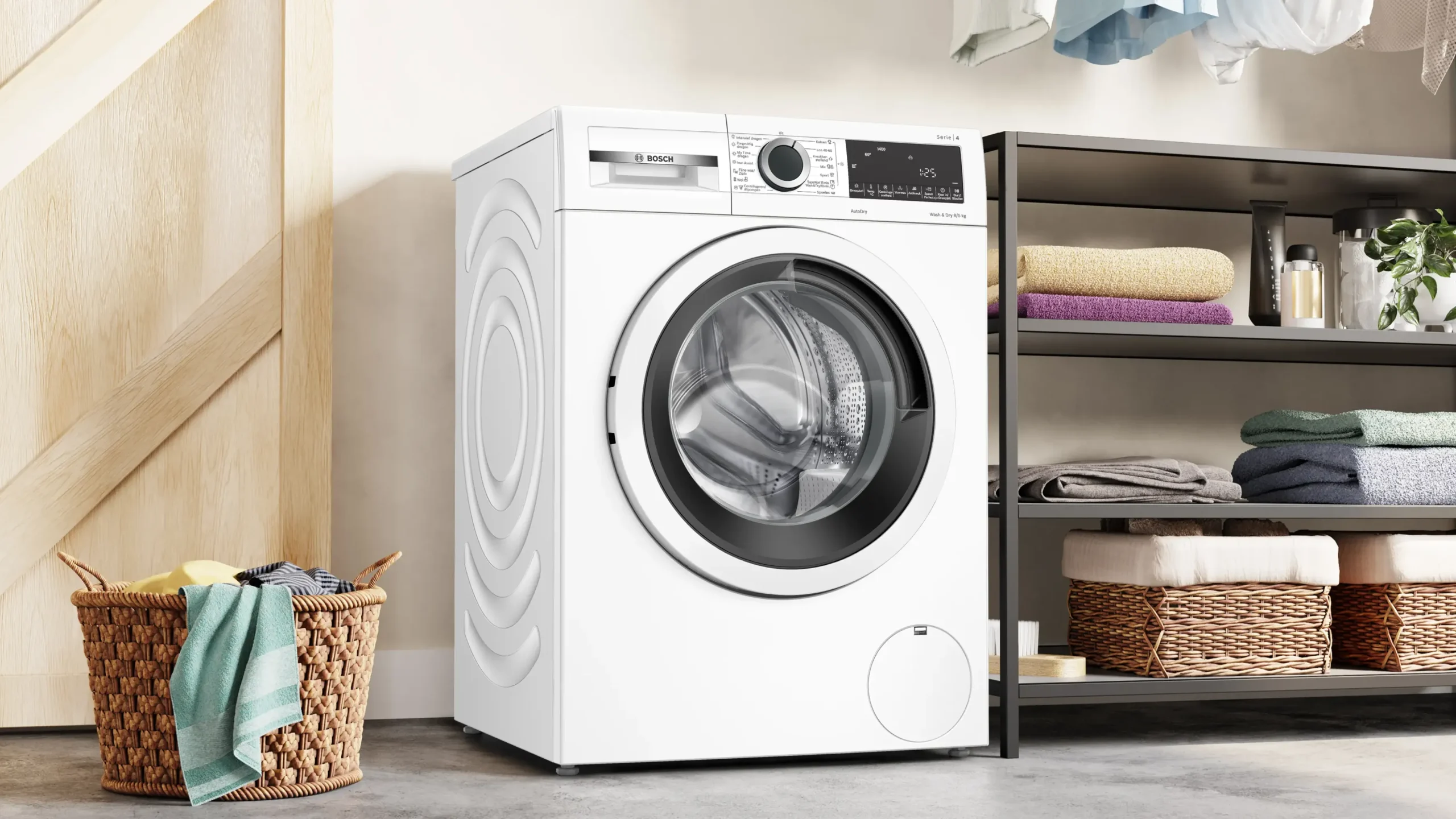 Serie 4 Was-droogcombinatie 8/5 kg max. 1400 rpm