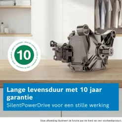 Serie 4 Was-droogcombinatie 8/5 kg max. 1400 rpm