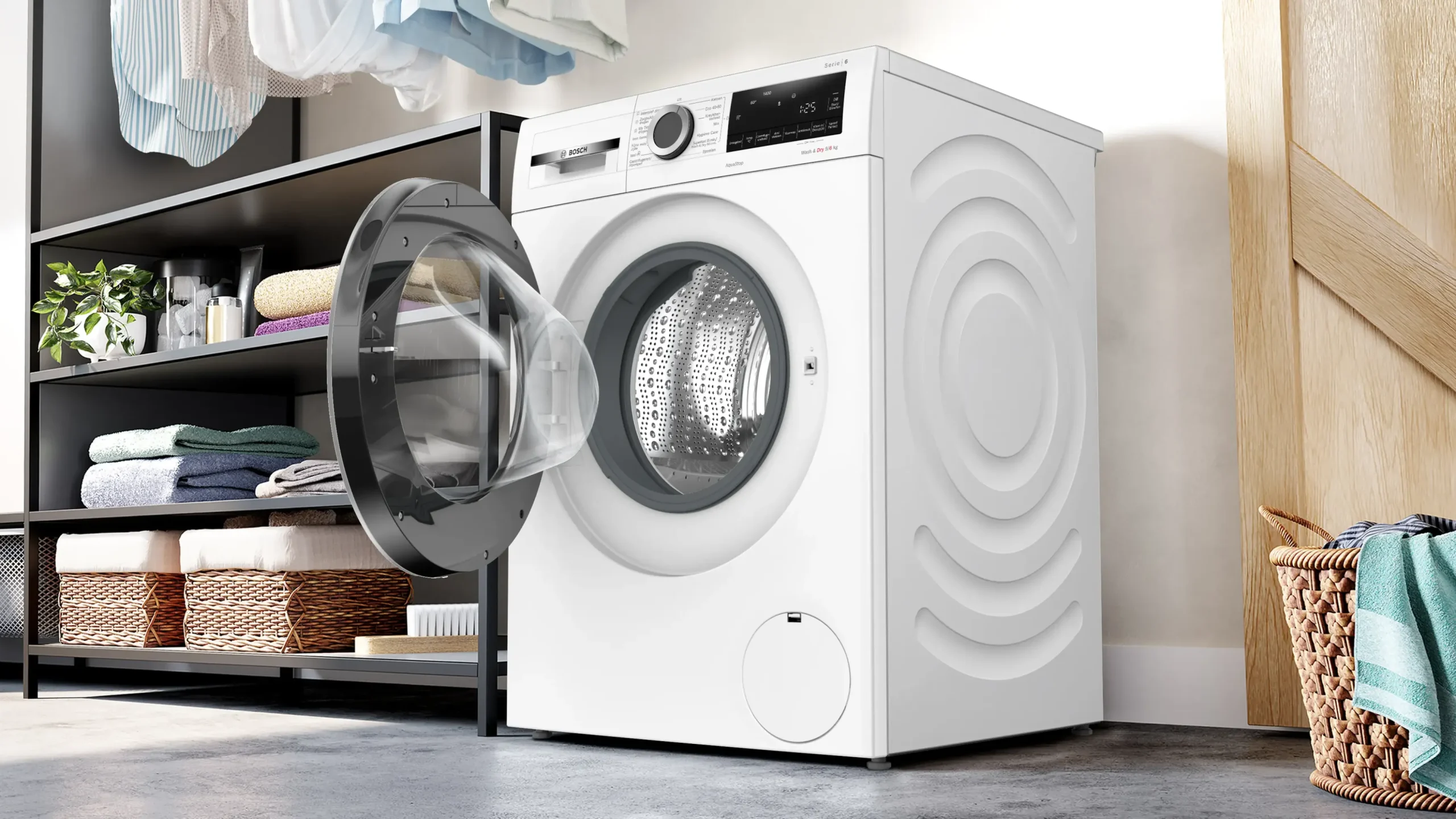 Serie 6 Was-droogcombinatie 9/6 kg max. 1400 rpm