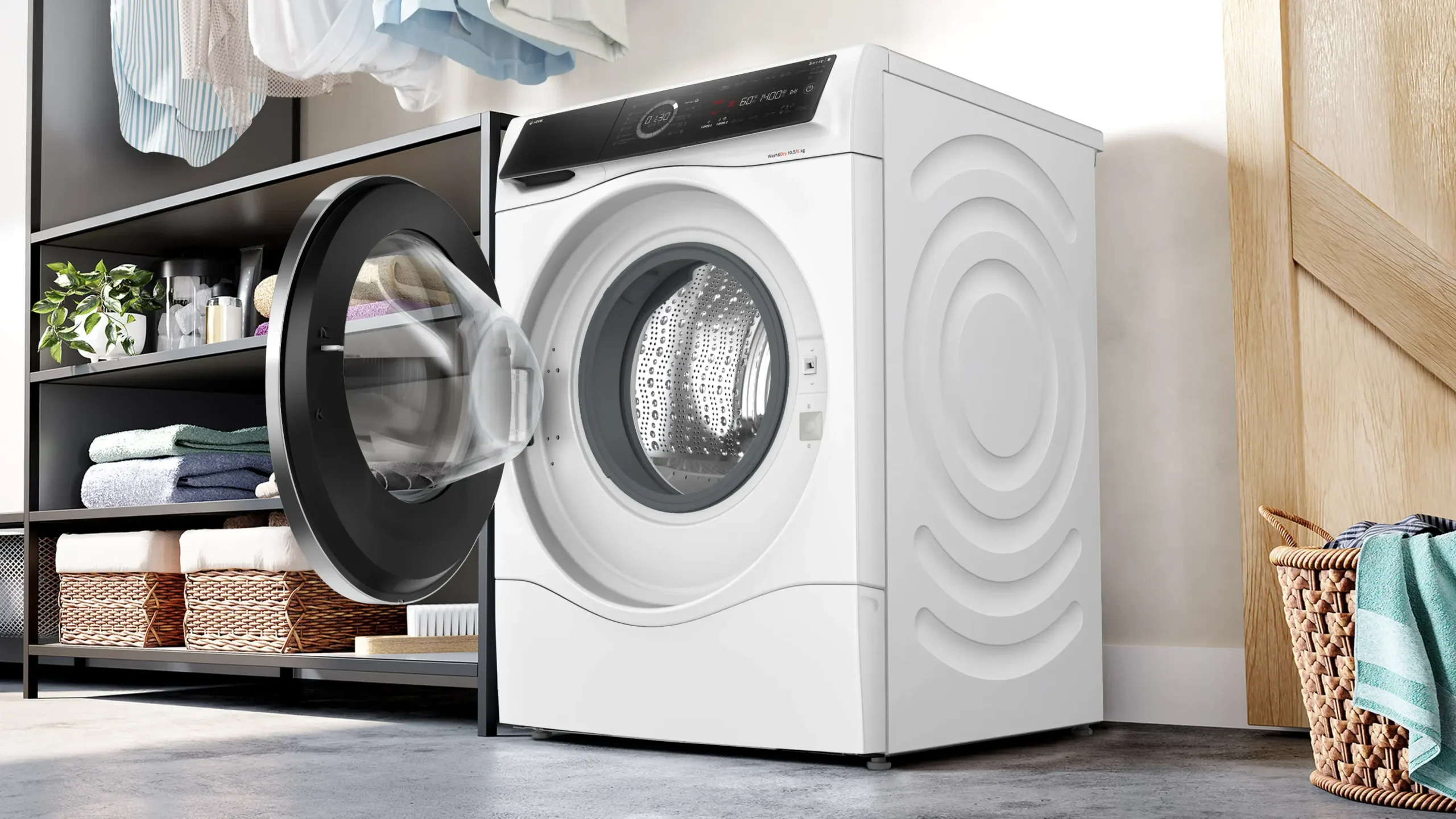 Serie 8 Was-droogcombinatie 10.5/6 kg max. 1400 rpm