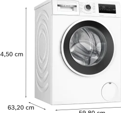 Serie 4 Wasmachine, voorlader 8 kg max. 1400 rpm
