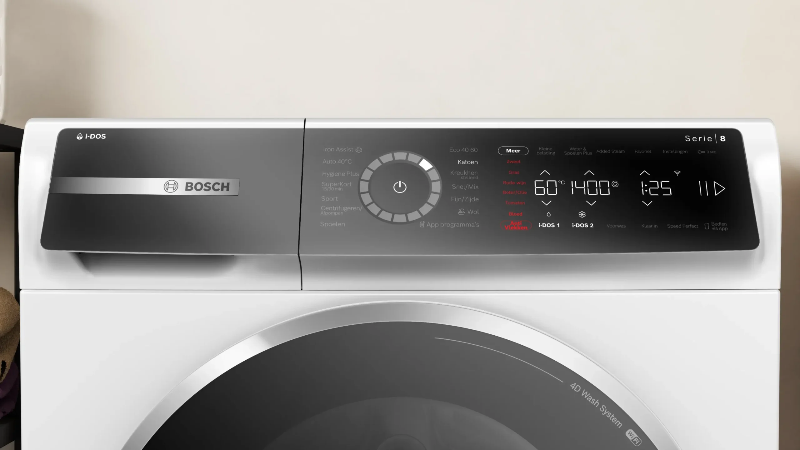 Serie 8 Wasmachine, voorlader 11 kg max. 1400 rpm
