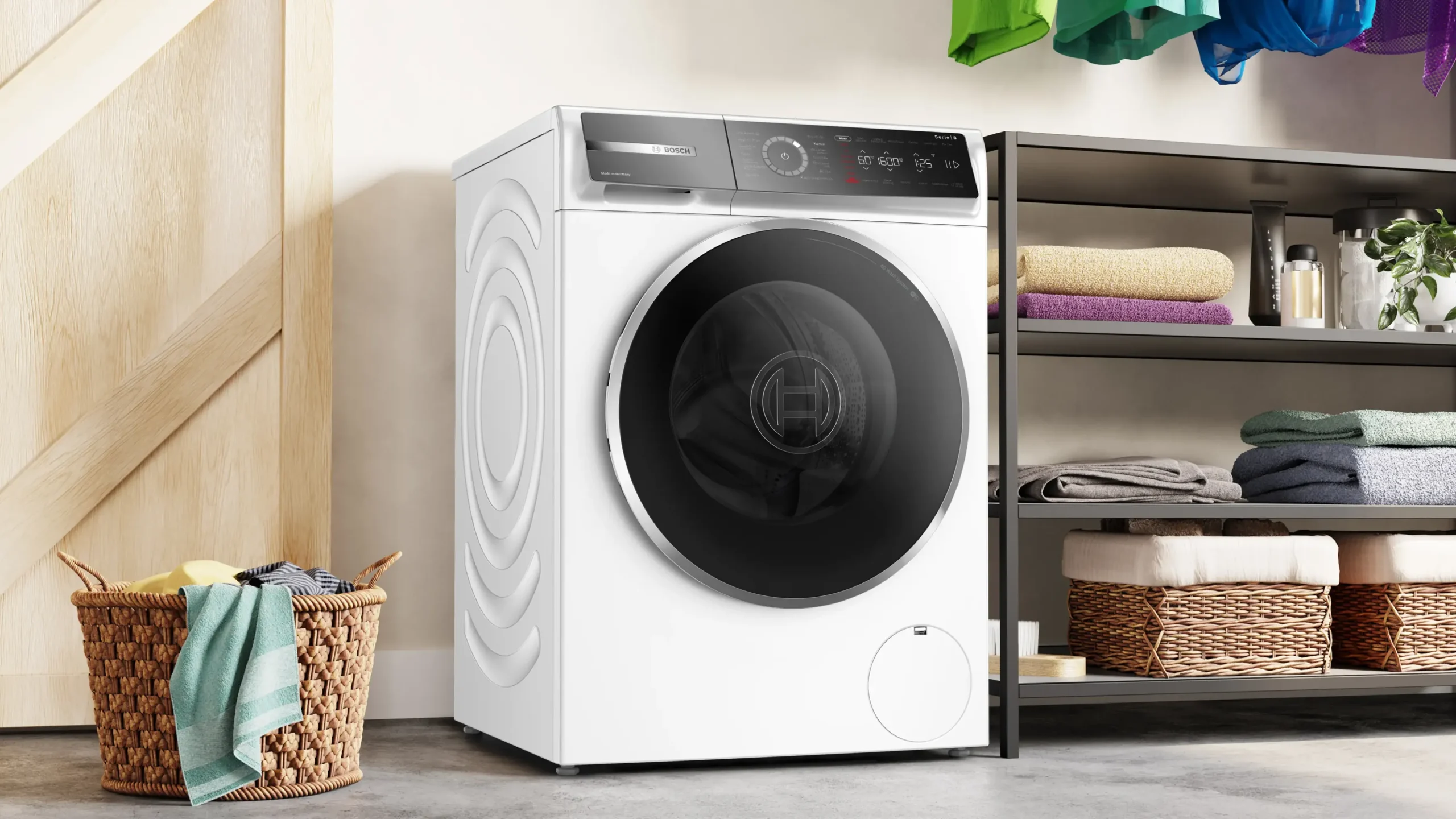 Serie 8 Wasmachine, voorlader 10 kg max. 1600 rpm
