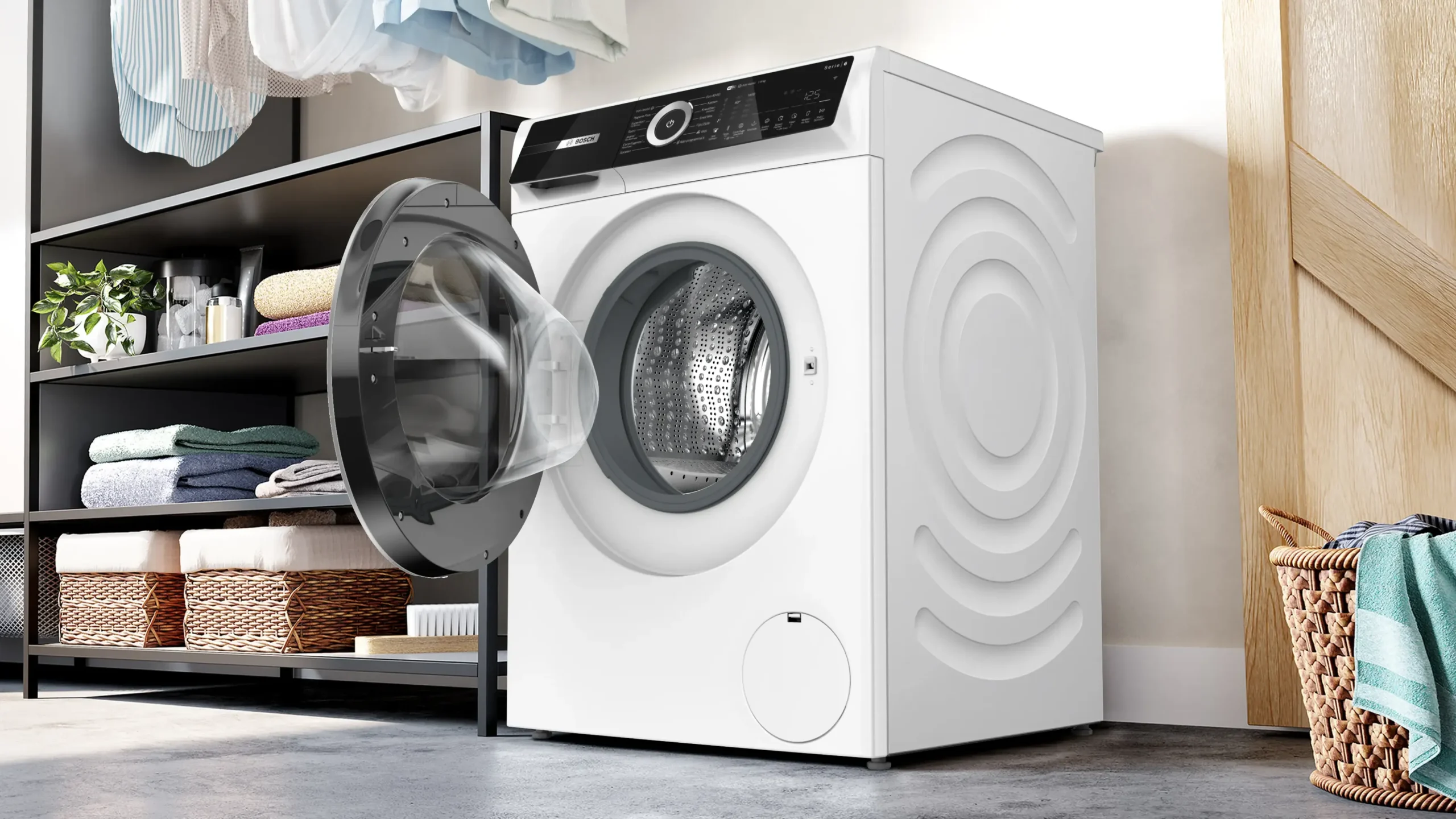 Serie 6 Wasmachine, voorlader 9 kg max. 1400 rpm