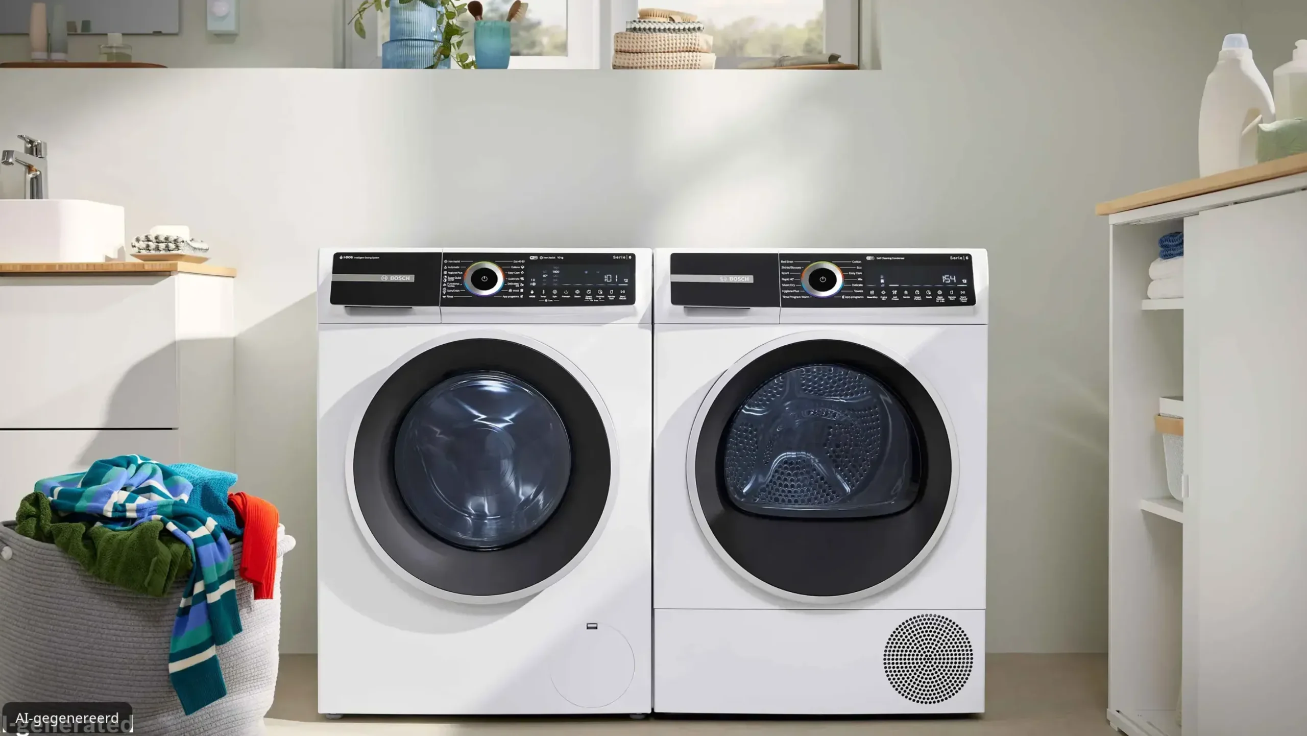 Serie 6 Wasmachine, voorlader 9 kg max. 1400 rpm