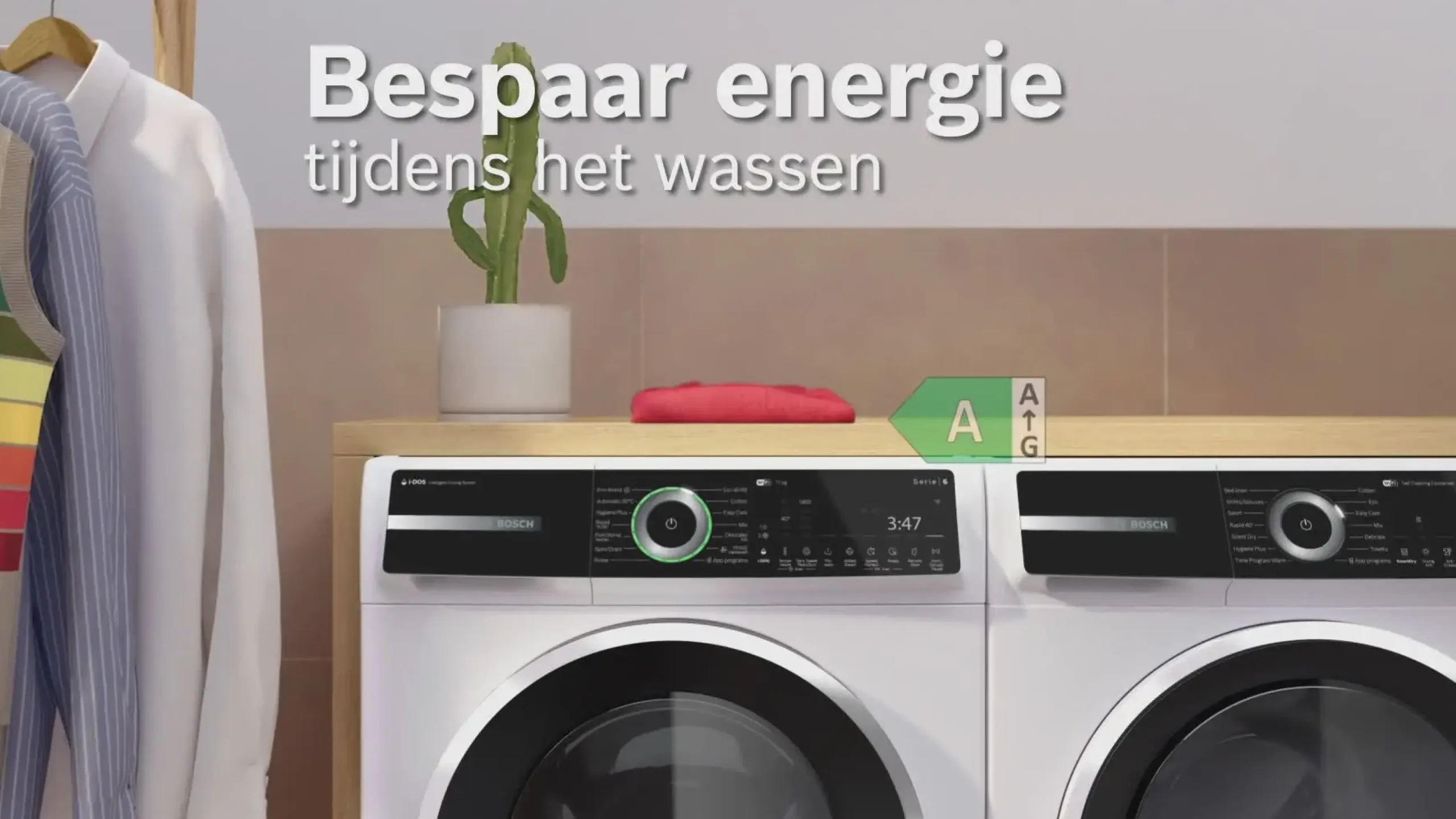 Serie 6 Wasmachine, voorlader 9 kg max. 1400 rpm