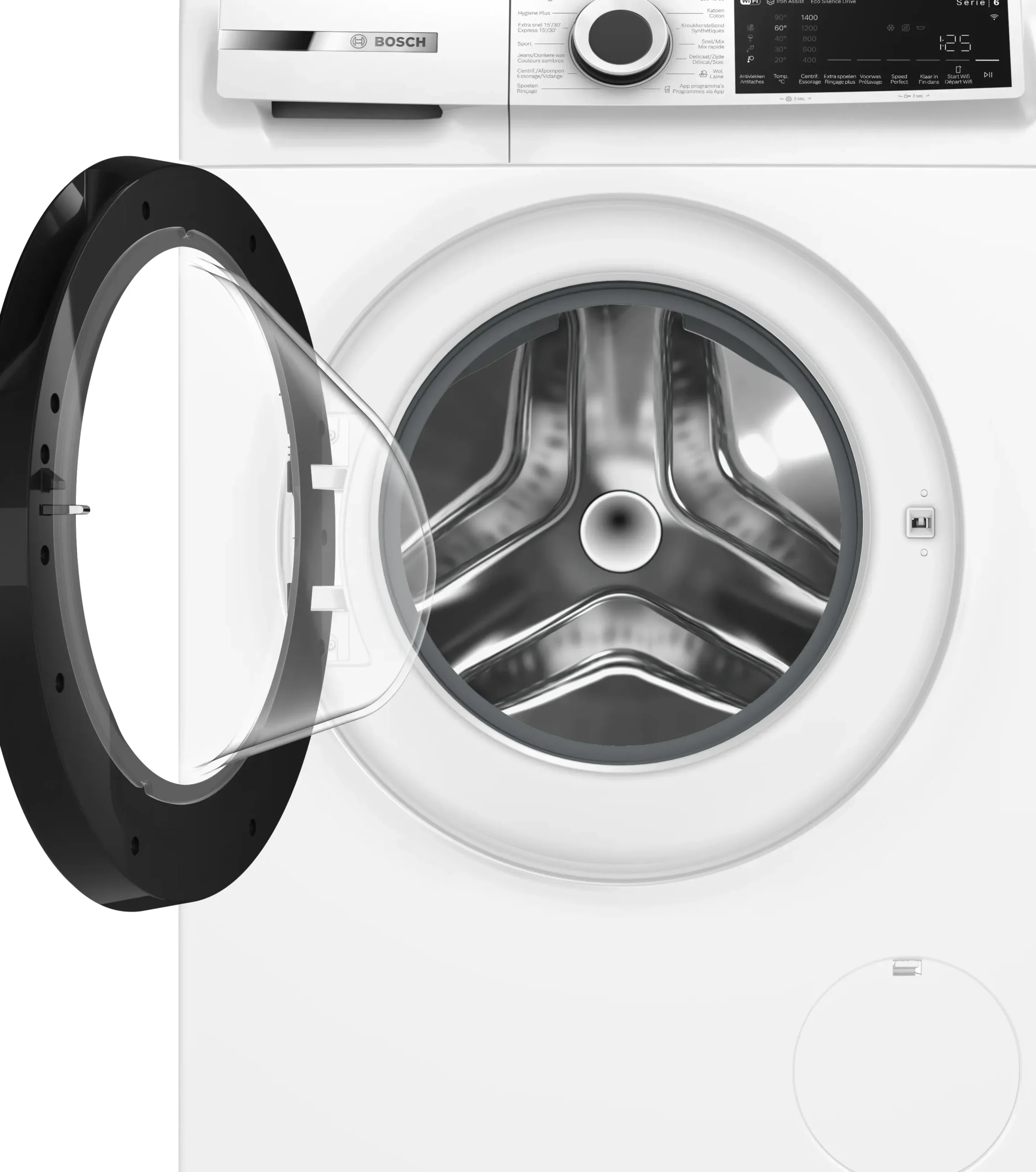 Serie 6 Wasmachine, voorlader 8 kg max. 1400 rpm