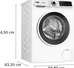 Serie 6 Wasmachine, voorlader 8 kg max. 1400 rpm