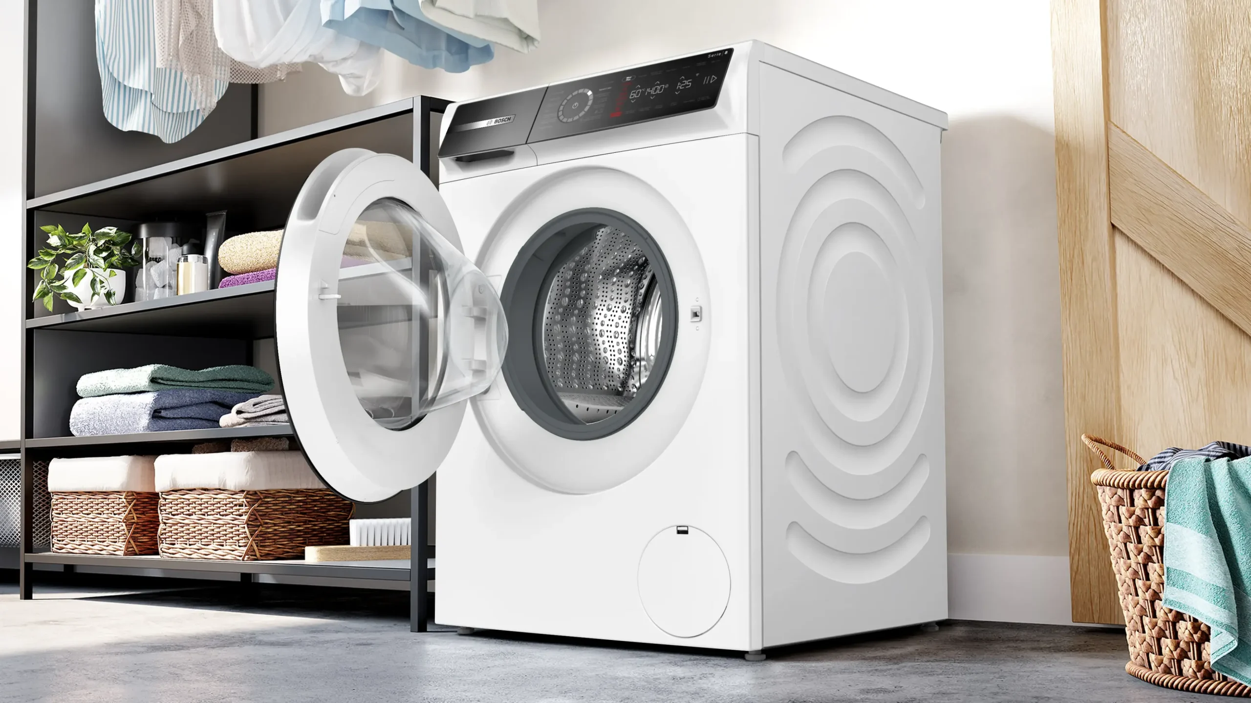 Serie 8 Wasmachine, voorlader 10 kg max. 1400 rpm