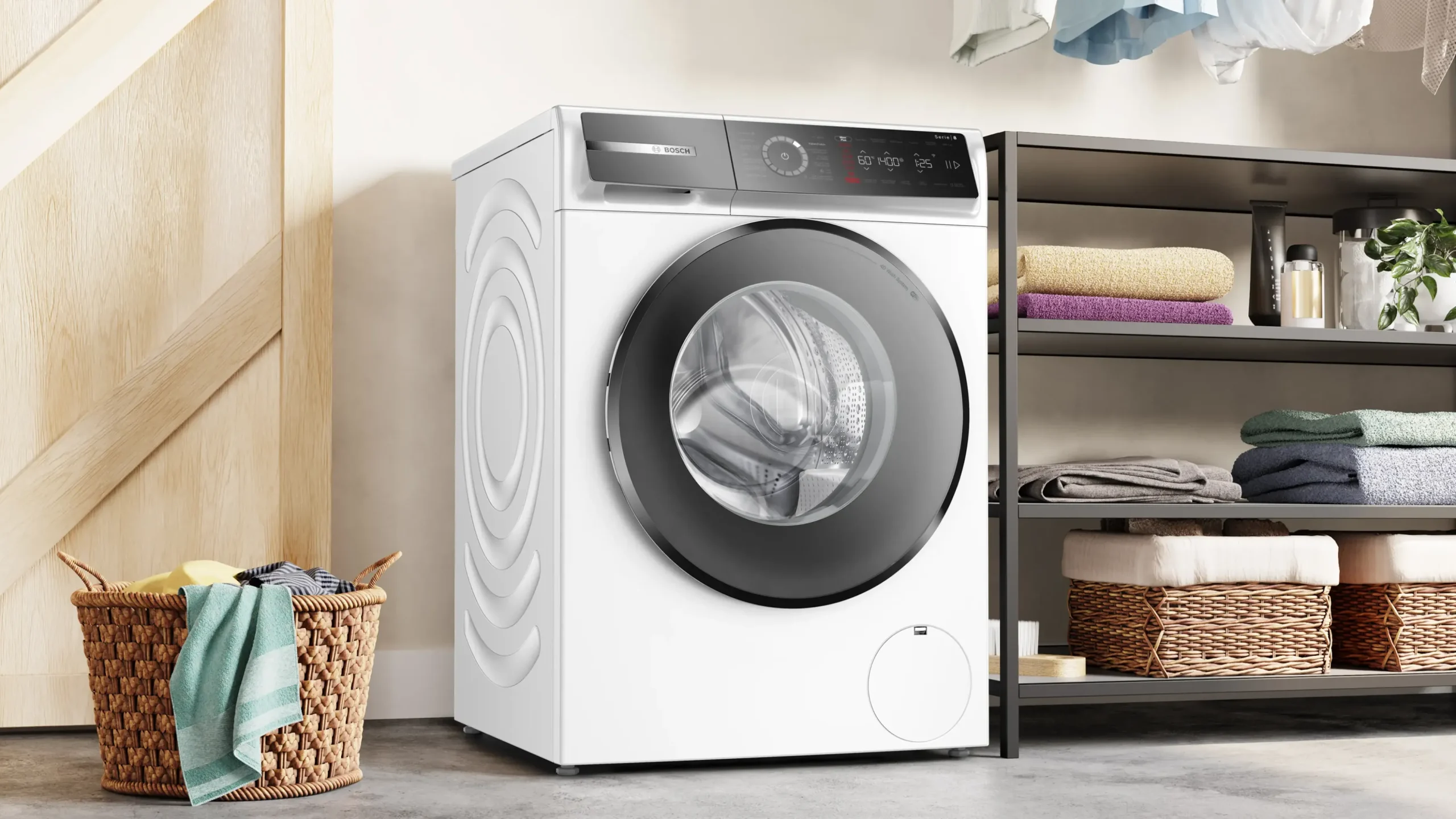 Serie 8 Wasmachine, voorlader 10 kg max. 1400 rpm