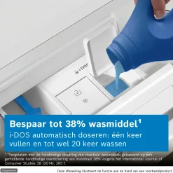 Serie 6 Wasmachine, voorlader 9 kg max. 1400 rpm