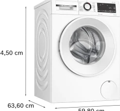 Serie 6 Wasmachine, voorlader 9 kg max. 1600 rpm