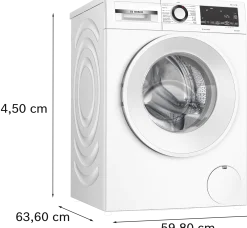 Serie 6 Wasmachine, voorlader 9 kg max. 1600 rpm
