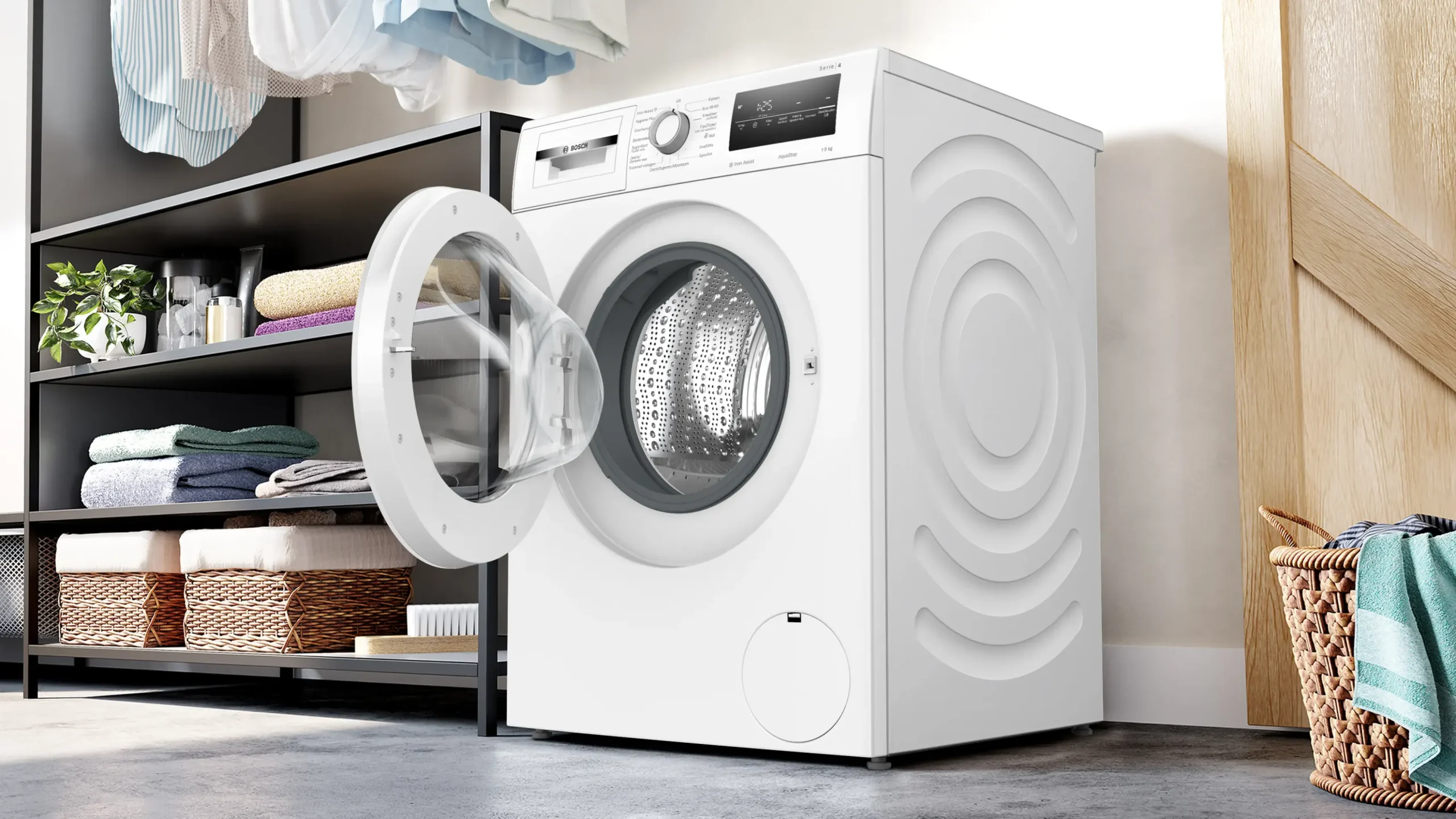 Serie 4 Wasmachine, voorlader 9 kg max. 1400 rpm