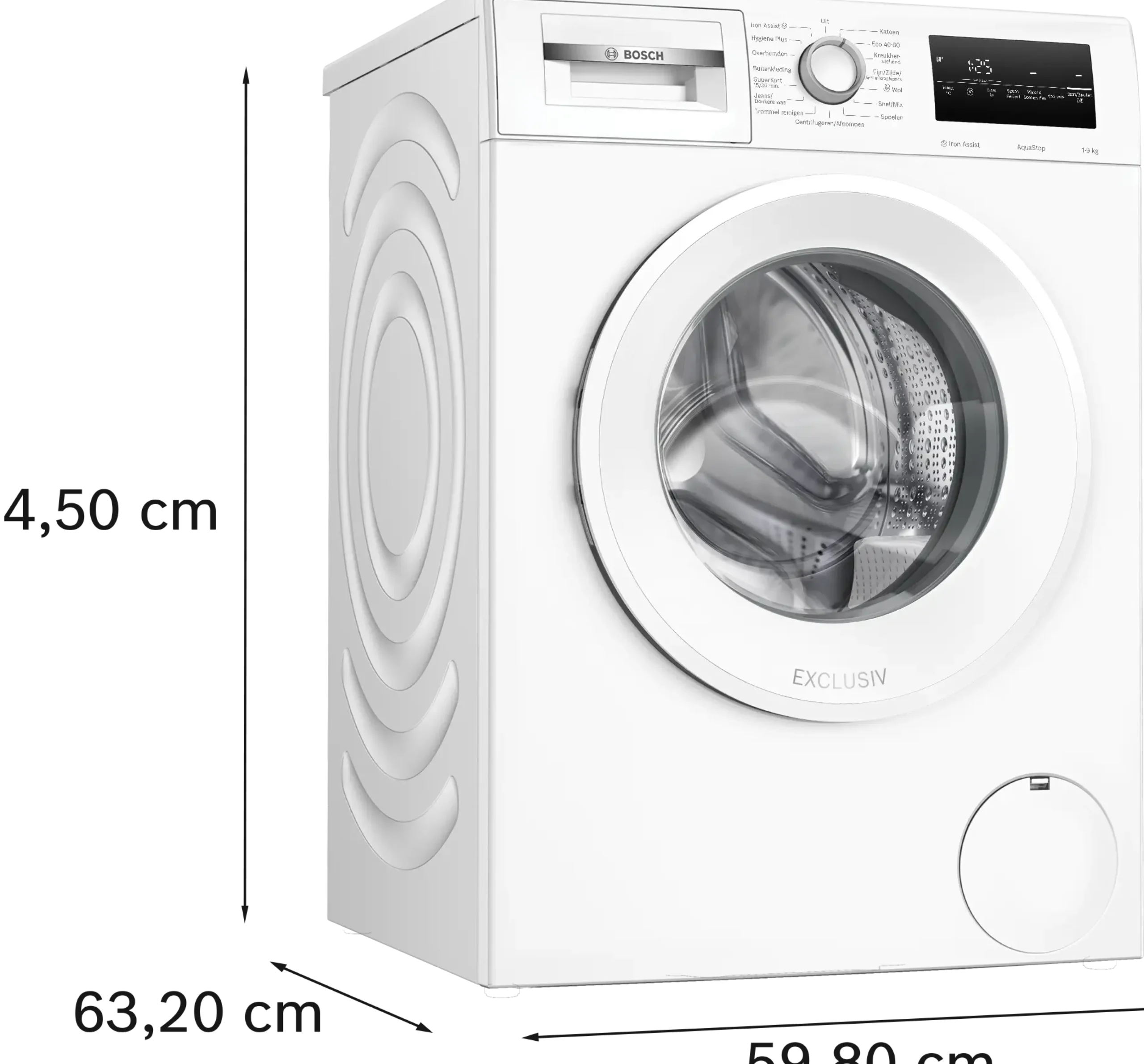 Serie 4 Wasmachine, voorlader 9 kg max. 1400 rpm