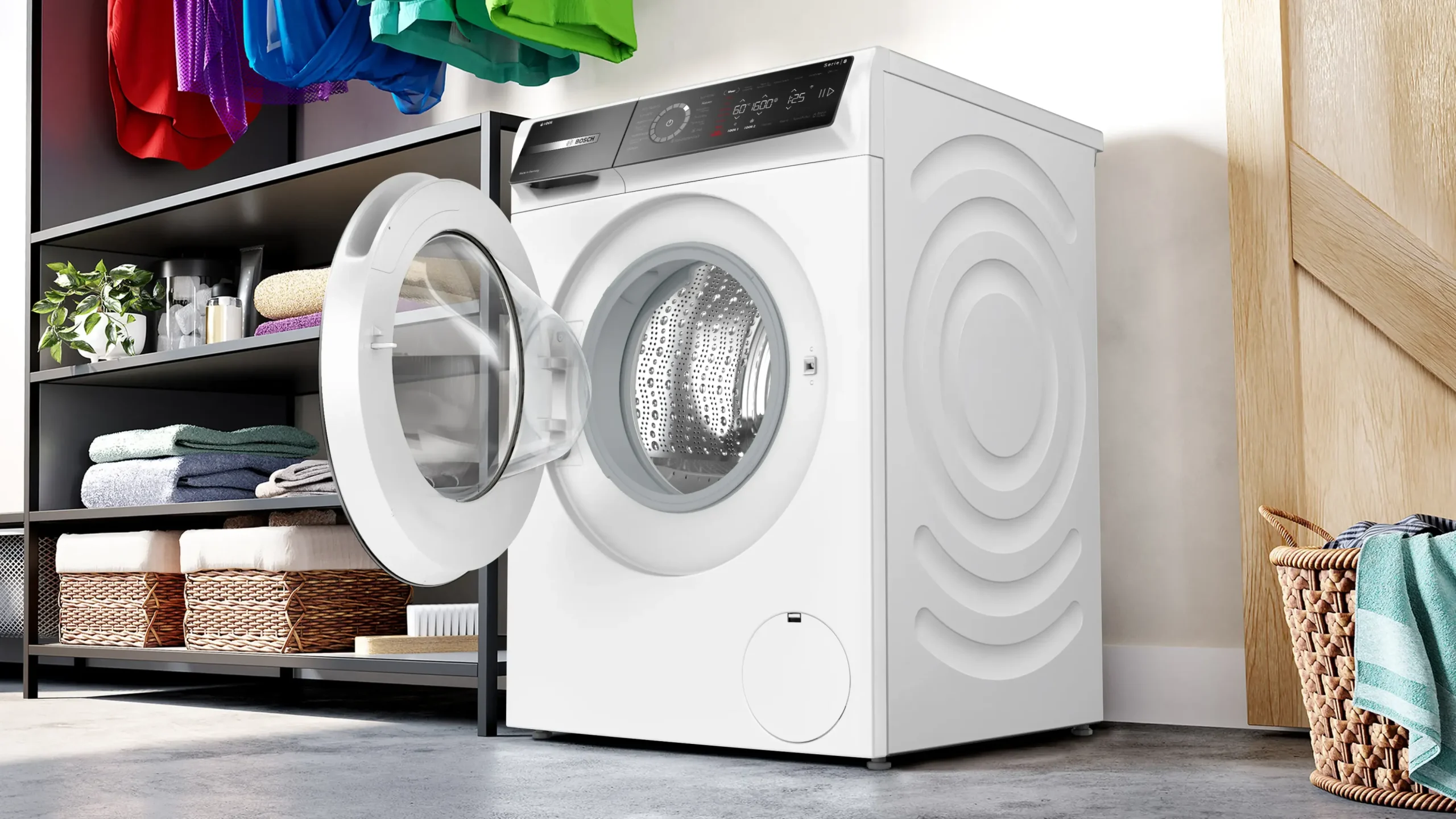 Serie 8 Wasmachine, voorlader 10 kg max. 1600 rpm