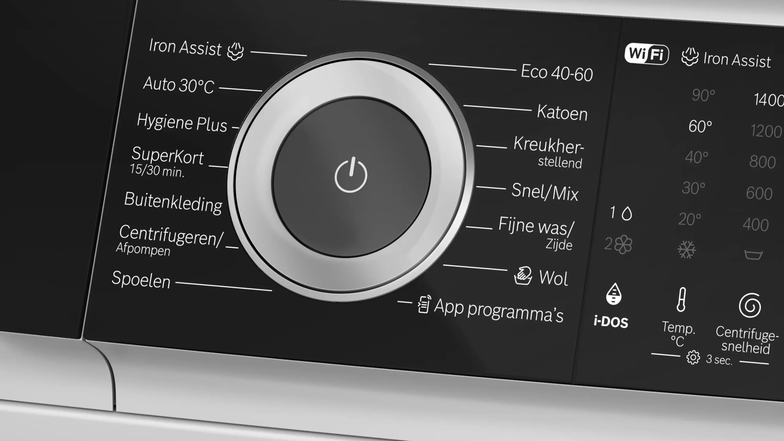Serie 6 Wasmachine, voorlader 9 kg max. 1400 rpm