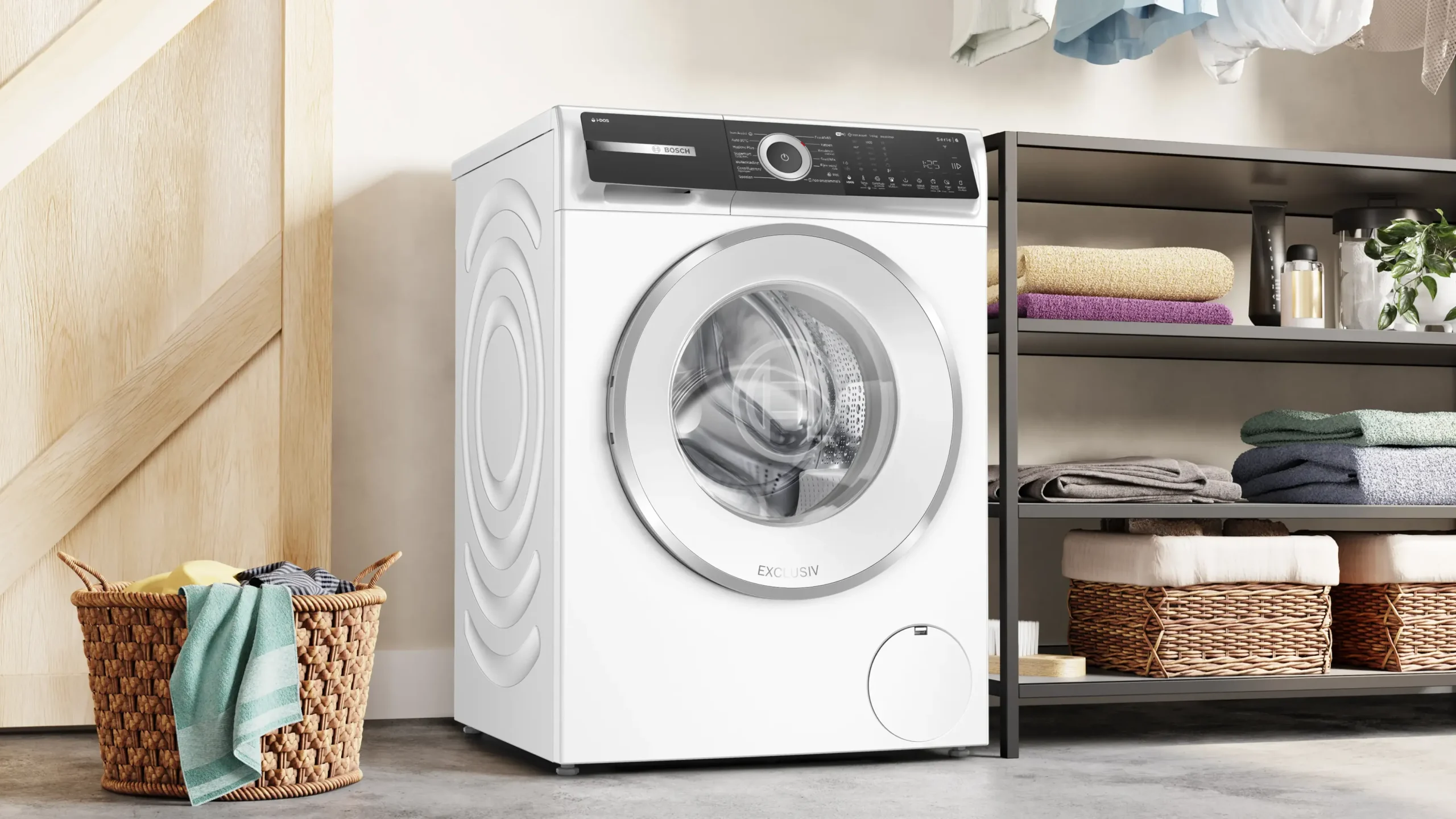 Serie 6 Wasmachine, voorlader 9 kg max. 1400 rpm