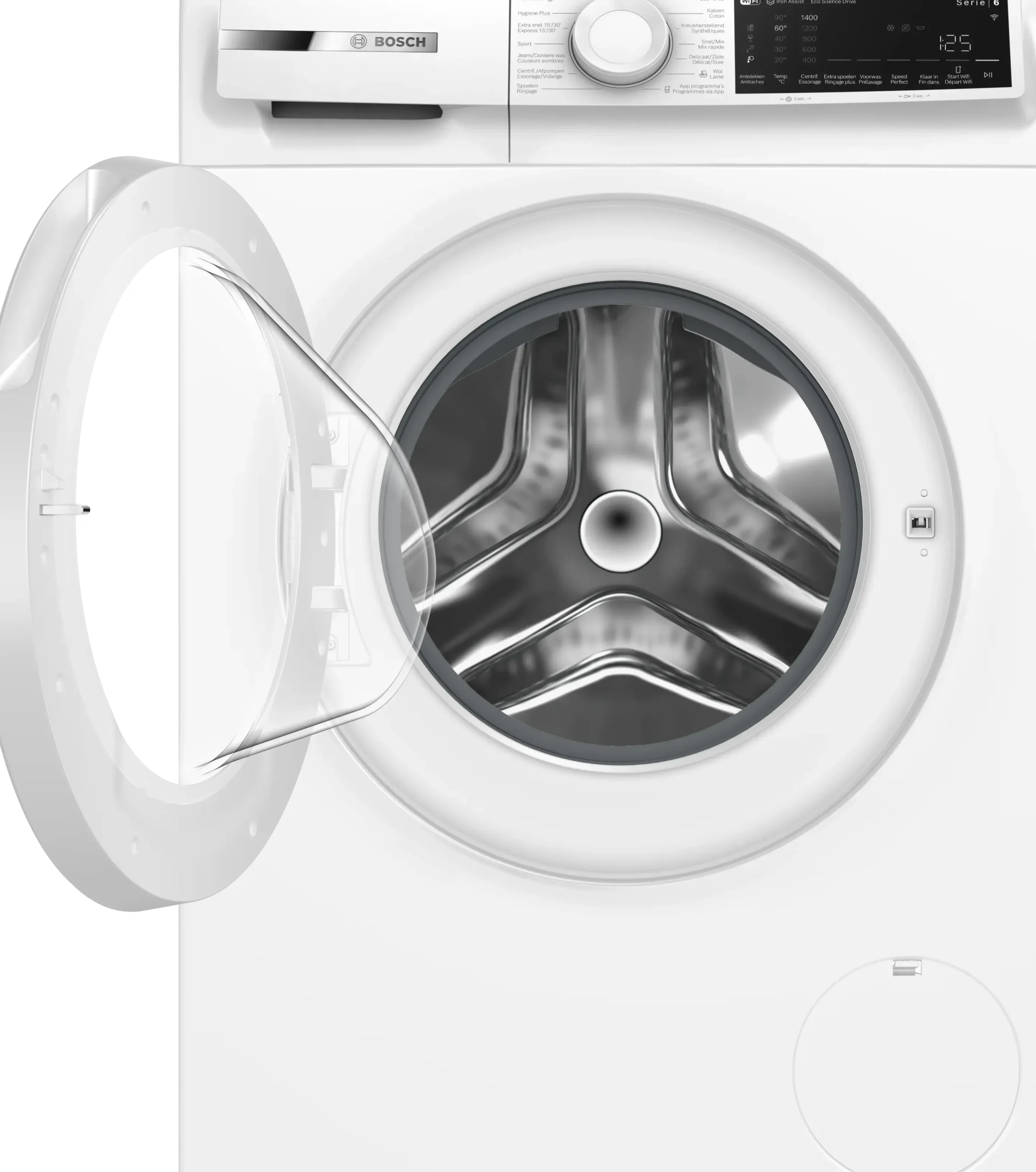 Serie 6 Wasmachine, voorlader 8 kg max. 1400 rpm