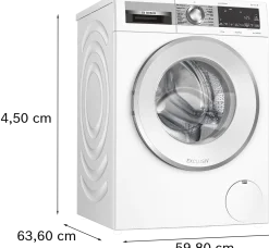 Serie 6 Wasmachine, voorlader 9 kg max. 1400 rpm