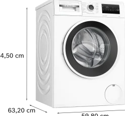Serie 4 Wasmachine, voorlader 8 kg max. 1400 rpm