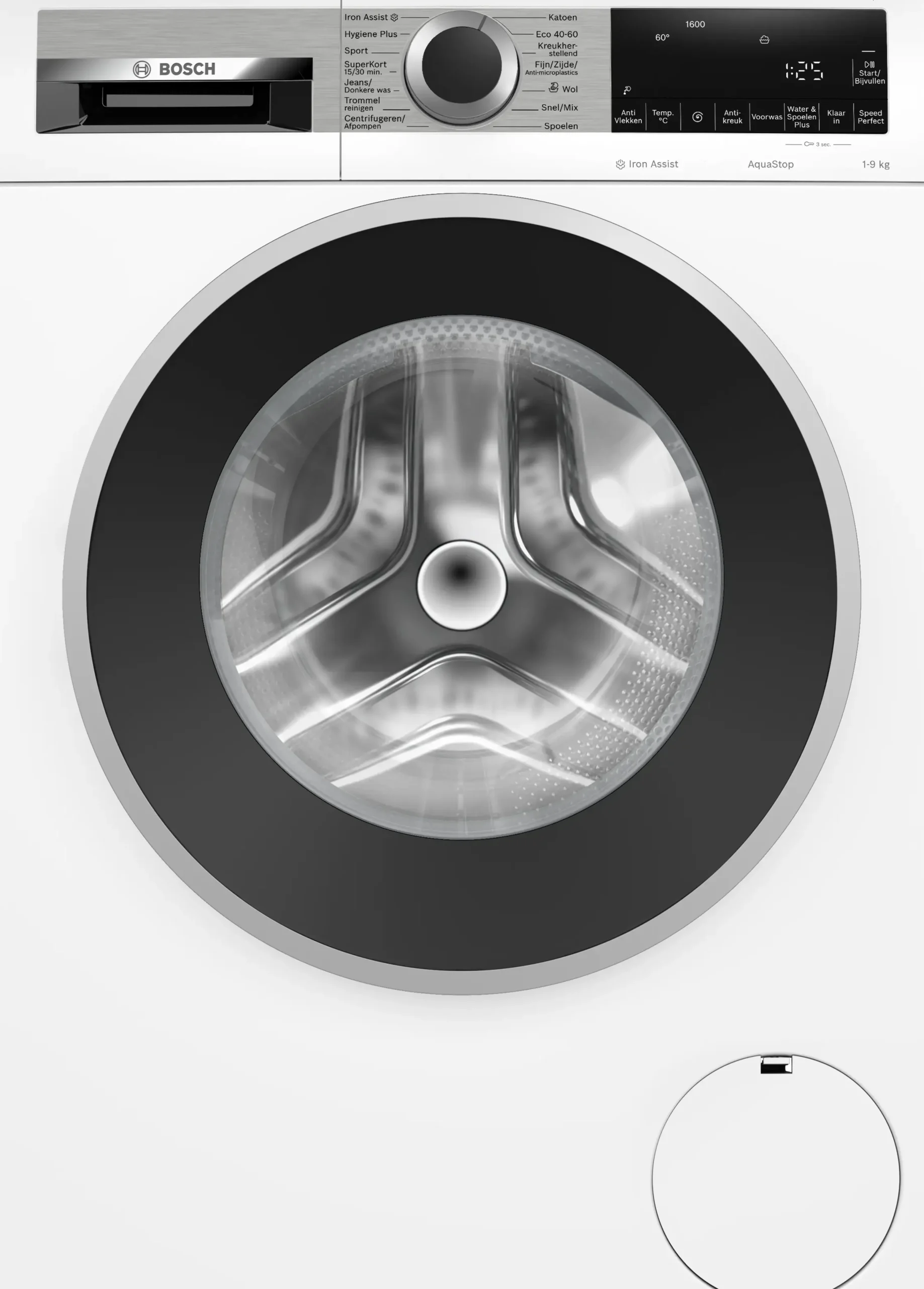 Serie 6 Wasmachine, voorlader 9 kg max. 1600 rpm