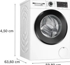 Serie 6 Wasmachine, voorlader 9 kg max. 1600 rpm