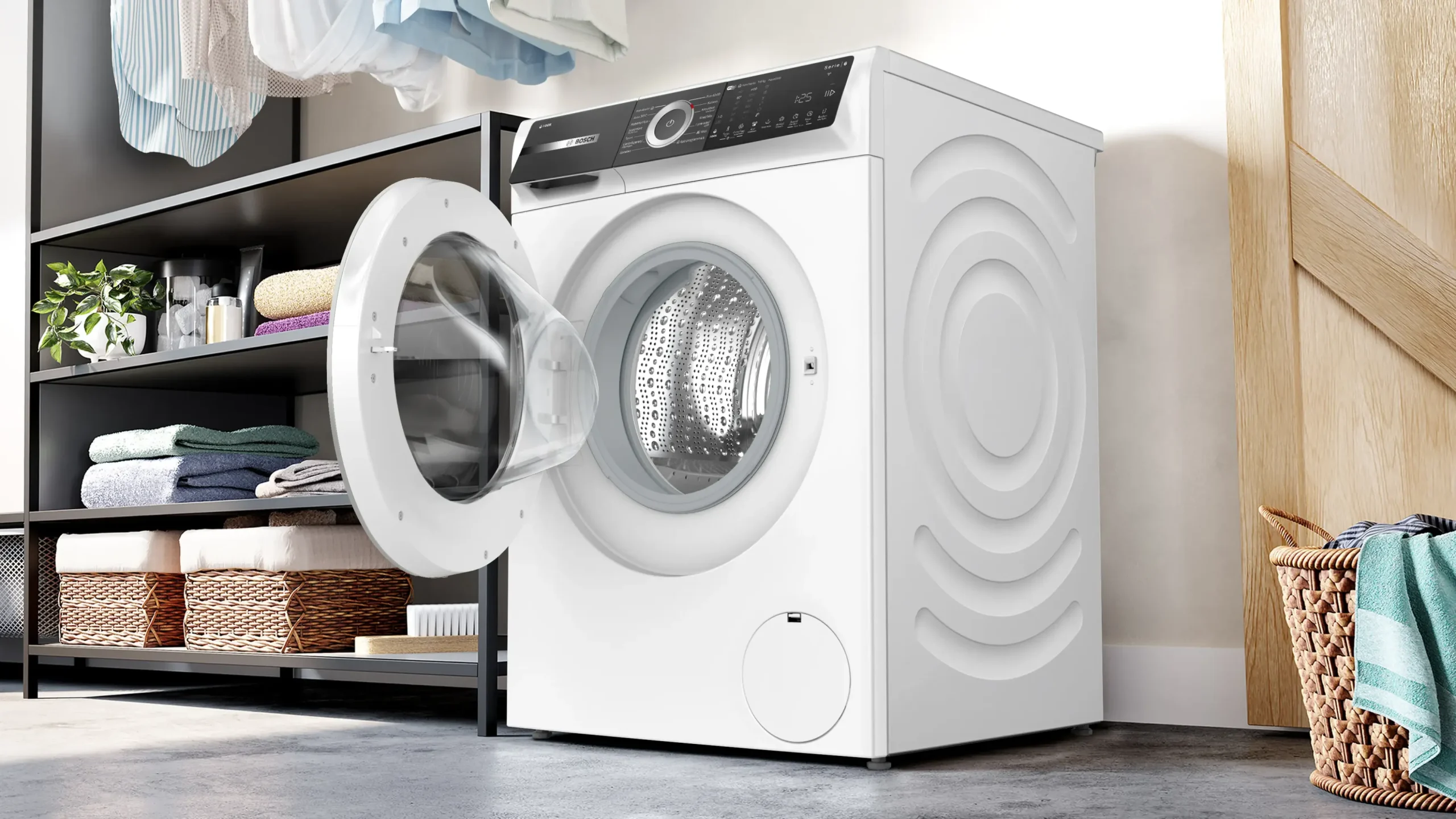 Serie 6 Wasmachine, voorlader 9 kg max. 1400 rpm