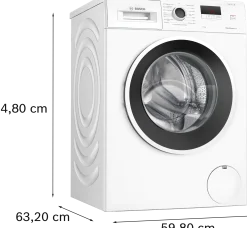 Serie 2 Wasmachine, voorlader 7 kg max. 1400 rpm