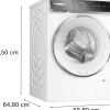 Serie 8 Wasmachine, voorlader 9 kg max. 1400 rpm